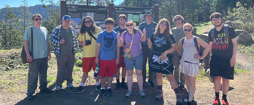 SOU Why Choose UCAM Hiking trailhead at Southern Oregon University Learn More